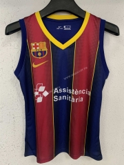 2021-2022 Barcelona Home Blue & Red Thailand Soccer Jersey Vest-XY