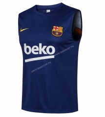 2021-2022 Barcelona Home Cai Blue Thailand Soccer Jersey Vest-815