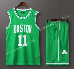 NBA  Boston Celtics Black #11 Jersey-613