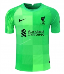 2021-2022 Liverpool Goalkeeper Green Thailand Soccer Jersey AAA-418