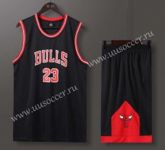 NBA Chicago Bull Black #23 Jersey-613
