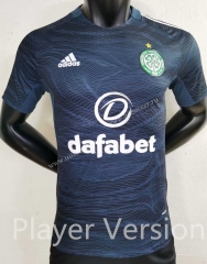 Player version 2021-2022 Celtic Goalkeeper blue Thailand Soccer Jersey AAA