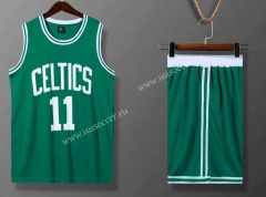NBA  Boston Celtics Dark Black #11 Jersey-613