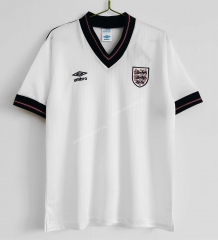 84-87 England  Home White Thailand Soccer Jersey AAA-c1046