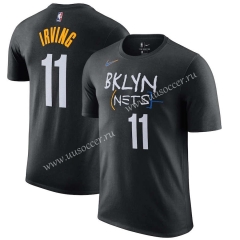 NBA Brooklyn Nets Black #11 Cotton T-shirt-CS