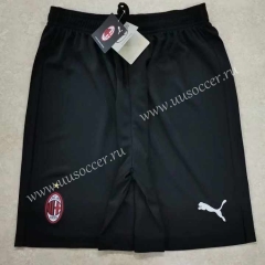 2021-2022 AC Milan Home  Black Thailand Soccer Shorts-701