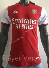 Player version  2021-2022 Arsenal Home Red Thailand Soccer Jersey AAA-518