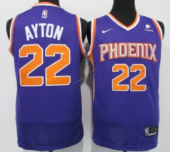 2021  NBA Phoenix Suns Purple #22 Jersey