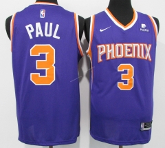 2021  NBA Phoenix Suns Purple #3 Jersey