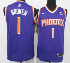 2021  NBA Phoenix Suns Purple #1 Jersey