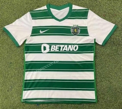 2021-2022 Sporting Clube de Portugal Home White & Green Thailand Soccer Jersey AAA-503