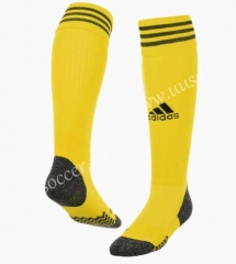 2021-2022 Feyenoord Rotterdam Away Yellow Soccer Socks