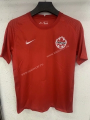 2021-2022 Canada  Home Red Thailand Soccer Jersey-XY