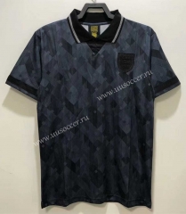 1990 England  Away Black Thailand Soccer Jersey AAA-811（No mark on the left）
