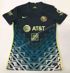 2021-2022 Club America Away Royal Blue Female Thailand Soccer Jersey AAA-912