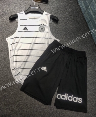 2021-2022 Germany White Thailand Soccer Vest Suit-DD3