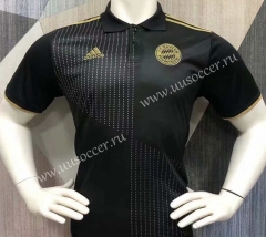 2021-2022  Bayern München Black Thailand Polo Shirts-403