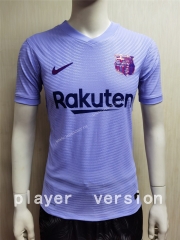 Player Version 2021-2022 Barcelona Purple Thailand Soccer Jersey AAA-807