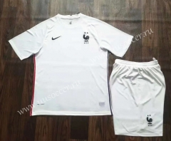2021-2022 France Away White Soccer Uniform-709（Pants are different）