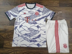 2021-2022 Bayern München White Soccer Uniform-709