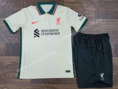 2021-2022 Liverpool Away White Thailand Soccer Uniform-709（Pants are different）
