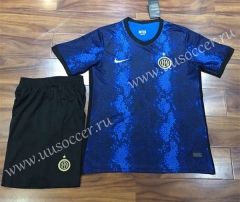 2021-2022 Inter Milan Home Blue Soccer Uniform-709