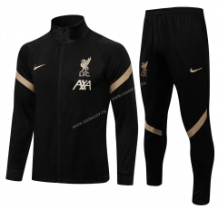 2021-2022 Liverpool Black Thailand Soccer Jacket Uniform -815
