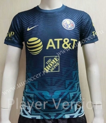 Player Version 2021-2022 Club América Alway Royal Blue Thailand Soccer  Jersey-807