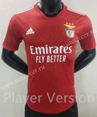 Player version 2021-2022 Benfica Home Red Thailand Soccer Jersey AAA(Different shading)