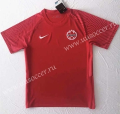 2021-2022 Canada  Home Red Thailand Soccer Jersey-HR