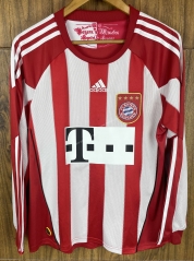 2010  Bayern München Home  Red&White  Thailand LS Soccer Jersey AAA-SL