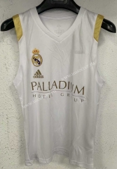 2021-22 Real Madrid White Soccer Vest-XY