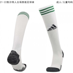 2021-2022 Celtic Home White  Thailand Soccer Socks