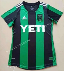 2021-2022 Austin  Black&Green Women Thailand Soccer Jersey AAA-HR