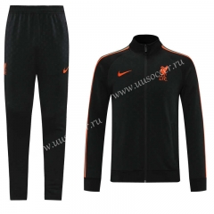 2021-2022 Liverpool Black Thailand Soccer Jacket Uniform -LH