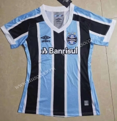 2021-2022 Grêmio FBPA Home Blue&Black Thailand Female Soccer Jersey AAA-708