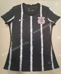 2021-2022 Corinthians Away Black Thailand Women Soccer Jersey AAA-708
