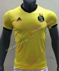 2021-2022 Algeria Yellow  Thailand Training Soccer Jersey-416
