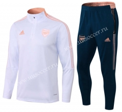 2021-2022 Arsenal White Thailand Tracksuit Uniform-411