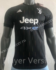 Player Version 2021-2022 Juventus Black Thailand Soccer Jersey AAA