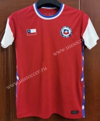 21-22  Chile Home Red Thailand Soccer Jersey-7T