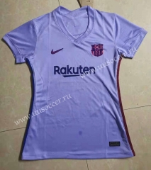 2021-22 Barcelona Away Purple Thailand Women Soccer Jersey AAA-708