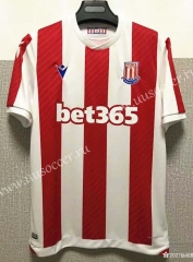 2021-2022 Stoke City Home Red & White Thailand Soccer Jersey AAA-2027