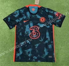 (s-4xl)Correct version 2021-22 Chelsea 2nd Away Royal Blue Thailand Soccer Jersey AAA-403