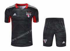 2021-2022 São Paulo Goalkeeper black Soccer Uniform-418