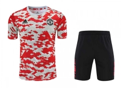 2021-2022 Manchester United Red  Thailand Soccer Training Uniform-418