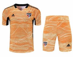2021-2022 São Paulo Goalkeeper orange Soccer Uniform-418
