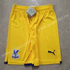 2021-2022 Crystal Palace Away  Yellow Thailand Soccer Shorts