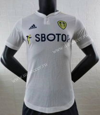 Player Version 2021-2022 Leeds United Home White Thailand Soccer jersey AAA