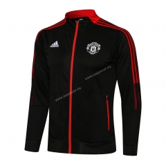 2021-2022 Manchester United Black Thailand Soccer Jacket-815